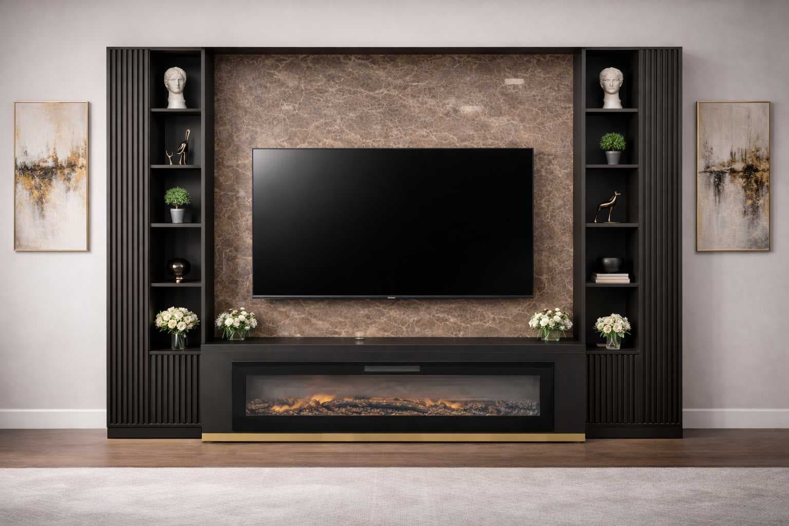 Neptün Şömineli TV Ünitesi